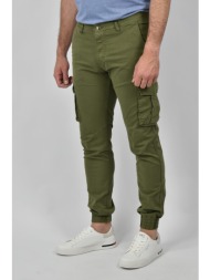 urbane fashion παντελόνι cargo lucas - πράσινο - a1022-1