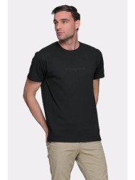 everbest t-shirt με ανάγλυφο σχέδιο novo - μαύρο - 242-824