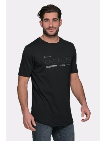 ndc t-shirt change printed logo - μαύρο - 242-908