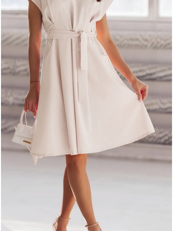 φόρεμα mini με v-cut ντεκολτέ και αποσπώμενη ζώνη  σε προσφορά