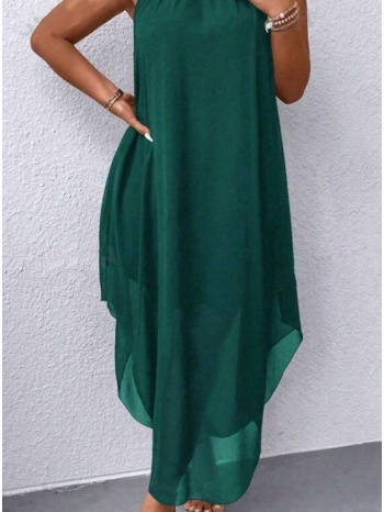 φόρεμα αμάνικο σε άνετη γραμμή - evergreen (κυπαρισσί) σε προσφορά
