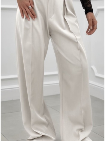 παντελόνα ψηλόμεση χωρίς ζώνη - white (λευκό) σε προσφορά
