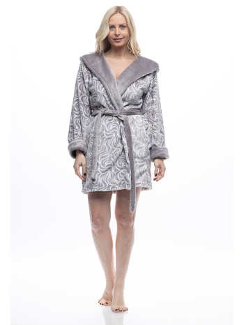 koyote γυναικεία χειμερινή ρόμπα μπουκλέ δετή με σε προσφορά