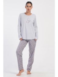 vienetta γυναικεία χειμερινή βαμβακερή πυτζάμα plus size (5xl-7xl)-403198