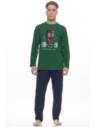 galaxy ανδρική χειμερινή πυτζάμα `deadlift`-791-25a