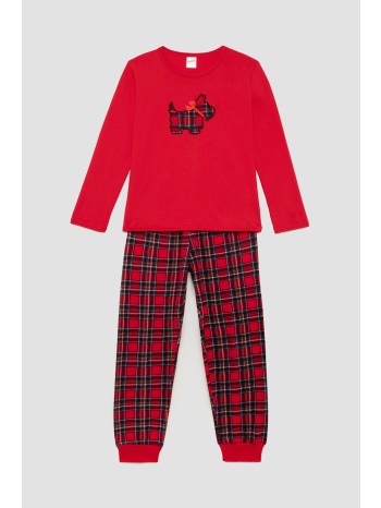 minerva εφηβική χειμερινή βαμβακερή πυτζάμα για κορίτσια σε προσφορά