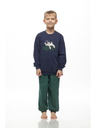 galaxy παιδική χειμερινή βαμβακερή πυτζάμα για αγόρια(2-7ετών)-106-25