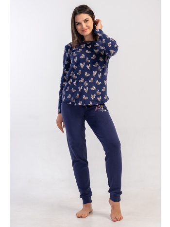 vienetta γυναικεία χειμερινή βαμβακερή πυτζάμα με σε προσφορά