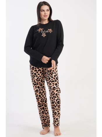 vienetta γυναικεία χειμερινή βαμβακερή φούτερ πυτζάμα με σε προσφορά