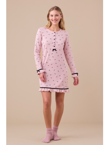 noidinotte γυναικείο χειμερινό νυχτικό πολυτελείας με σε προσφορά