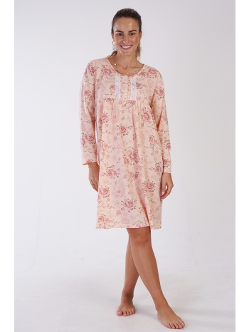 vienetta γυναικείο χειμερινό βαμβακερό νυχτικό με σε προσφορά