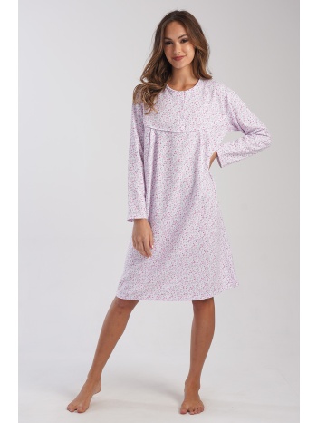 vienetta γυναικείο χειμερινό βαμβακερό νυχτικό φούτερ με σε προσφορά