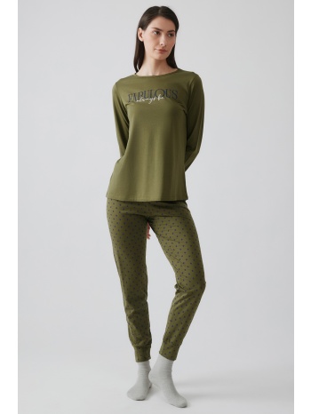 minerva γυναικεία χειμερινή πυτζάμα `fabulous` tencel™ σε προσφορά