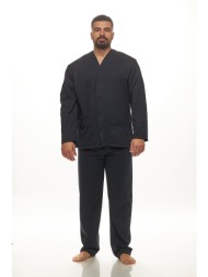 koyote ανδρική χειμερινή κουμπωτή φούτερ πυτζάμα-κγ1405a