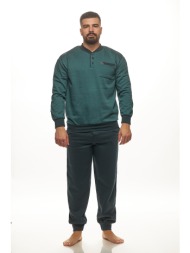 ανδρική χειμερινή φούτερ πυτζάμα με πατιλέτα-πλφ333