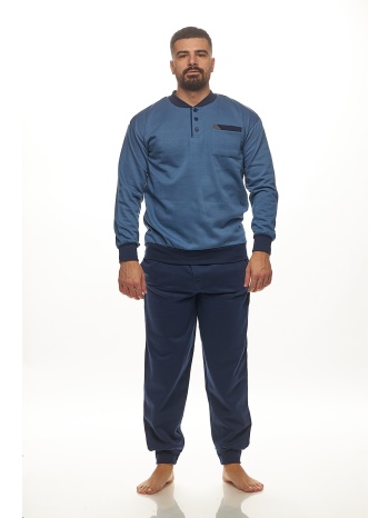 ανδρική χειμερινή φούτερ πυτζάμα με πατιλέτα-πλφ332 σε προσφορά