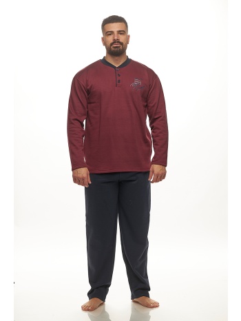 ανδρική χειμερινή φούτερ πυτζάμα με πατιλέτα-πλφ335 σε προσφορά