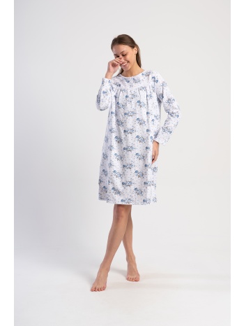 vienetta γυναικείο χειμερινό βαμβακερό νυχτικό φούτερ με σε προσφορά