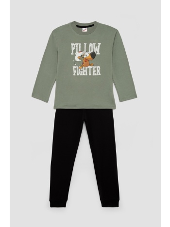 minerva παιδική χειμερινή βαμβακερή πυτζάμα `cartoon mix` σε προσφορά