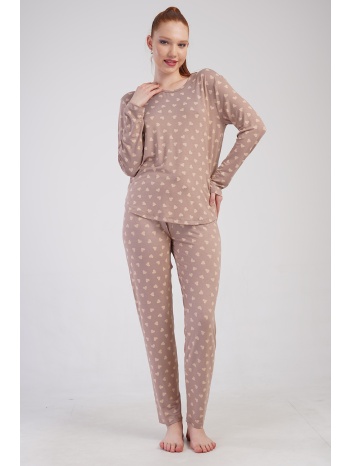 vienetta γυναικεία χειμερινή πυτζάμα βισκόζη plus size σε προσφορά