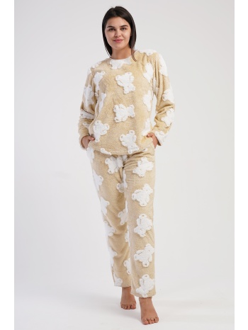 vienetta γυναικεία χειμερινή μπουκλέ πυτζάμα `bear`-161858 σε προσφορά