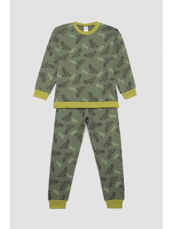 minerva παιδική χειμερινή βαμβακερή πυτζάμα `roar` σε προσφορά