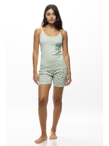 γυναικεία καλοκαιρινή βαμβακερή πυτζάμα `make good times`