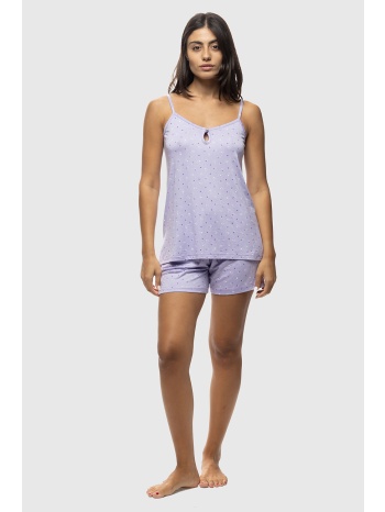 koyote γυναικεία καλοκαιρινή viscose πυτζάμα με λεπτή σε προσφορά