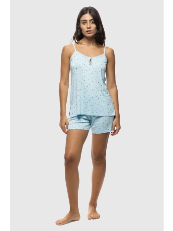 koyote γυναικεία καλοκαιρινή viscose πυτζάμα με λεπτή σε προσφορά