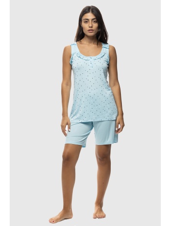 koyote γυναικεία καλοκαιρινή viscose πυτζάμα με πατιλέτα σε προσφορά