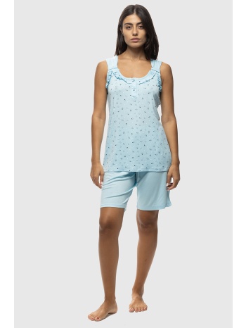 koyote γυναικεία καλοκαιρινή viscose πυτζάμα με πατιλέτα σε προσφορά