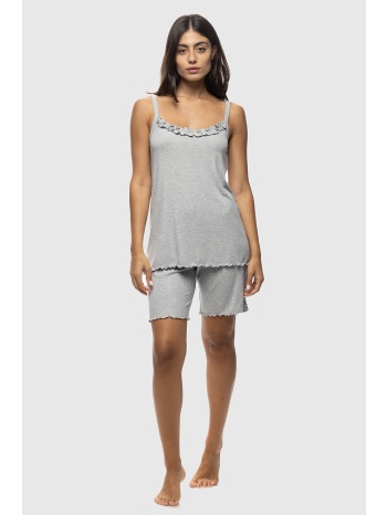 koyote γυναικεία καλοκαιρινή βαμβακερή πυτζάμα ριπ με λεπτή σε προσφορά