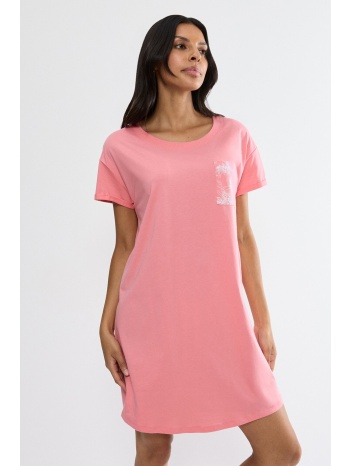 triumph γυναικείο κοντομάνικο βαμβακερό νυχτικό