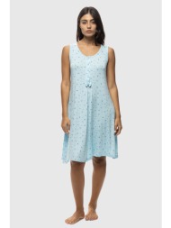 koyote γυναικείο καλοκαιρινό viscose νυχτικό με πατιλέτα και φαρδιά τιράντα-κγ6405
