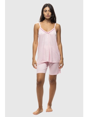 koyote γυναικεία καλοκαιρινή viscose πυτζάμα με λεπτή σε προσφορά