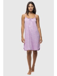 koyote γυναικείο καλοκαιρινό viscose νυχτικό με πατιλέτα και λεπτή τιράντα-κγ6412c
