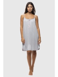 koyote γυναικείο καλοκαιρινό viscose νυχτικό με πατιλέτα και λεπτή τιράντα-κγ6412a