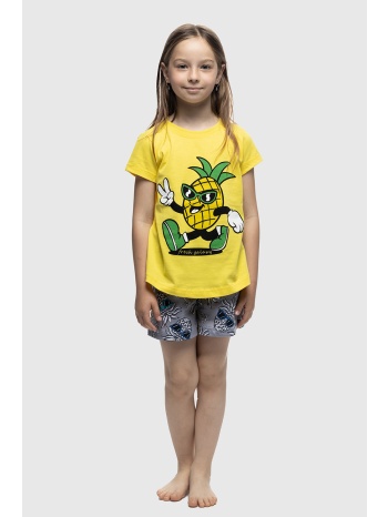 galaxy παιδική καλοκαιρινή βαμβακερή πυτζάμα για κορίτσι σε προσφορά