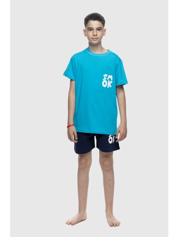 galaxy εφηβική καλοκαιρινή βαμβακερή πυτζάμα για αγόρια σε προσφορά