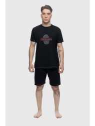 galaxy ανδρική καλοκαιρινή βαμβακερή πυτζάμα με σορτς-704-26