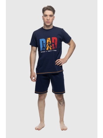 galaxy ανδρική καλοκαιρινή βαμβακερή πυτζάμα με σορτς-706-26 σε προσφορά
