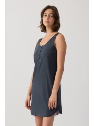 minerva γυναικείο βαμβακερό νυχτικό με φαρδιά τιράντα και πατιλέτα-53243-706