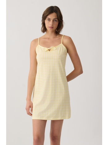 minerva γυναικείο βαμβακερό νυχτικό με λεπτή σε προσφορά