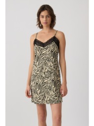 minerva γυναικείο νυχτικό με λεπτή τιράντα από tencel™ modal ύφασμα-53275-937