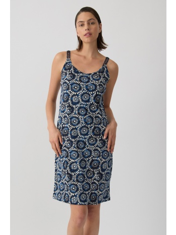 minerva γυναικείο βαμβακερό νυχτικό με λεπτή τιράντα σε προσφορά