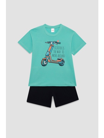 minerva εφηβική καλοκαιρινή βαμβακερή πυτζάμα για αγόρια σε προσφορά