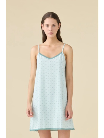 noidinotte γυναικείο καλοκαιρινό βαμβακερό νυχτικό με λεπτή σε προσφορά