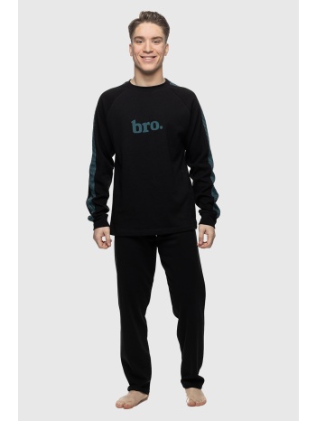 galaxy ανδρική χειμερινή πυτζάμα με τύπωμα `bro.`-797-26 σε προσφορά