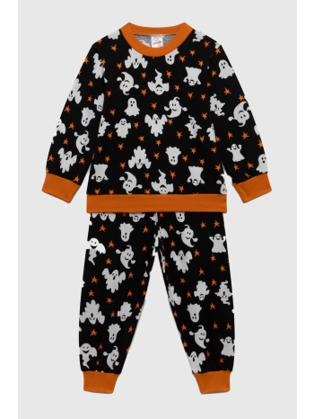 minerva unisex βρεφική χειμερινή βαμβακερή πυτζάμα `ghosts` σε προσφορά