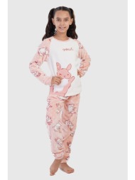 vienetta kids παιδική χειμερινή μπουκλέ πυτζάμα για κορίτσι (7-14 ετών) `sweet`-304029